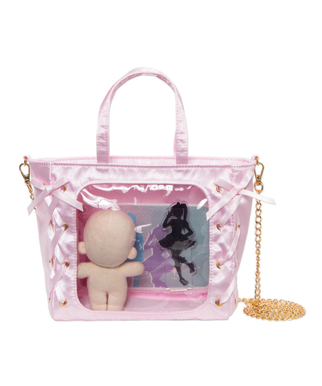 レースアップミニぬいショルダー