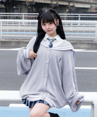 天才秀才クールな学生カーディガン