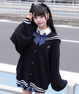 天才秀才クールな学生カーディガン