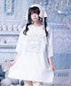 やさうさちゃんおやすみTシャツ/サックス