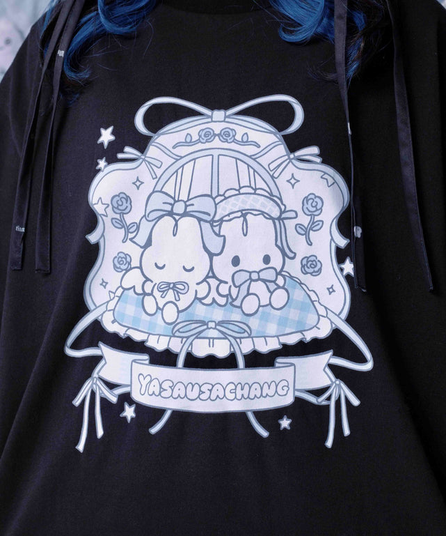 やさうさちゃんおやすみTシャツ