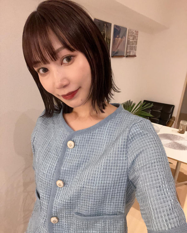 ツイードハーフスリーブジャケット