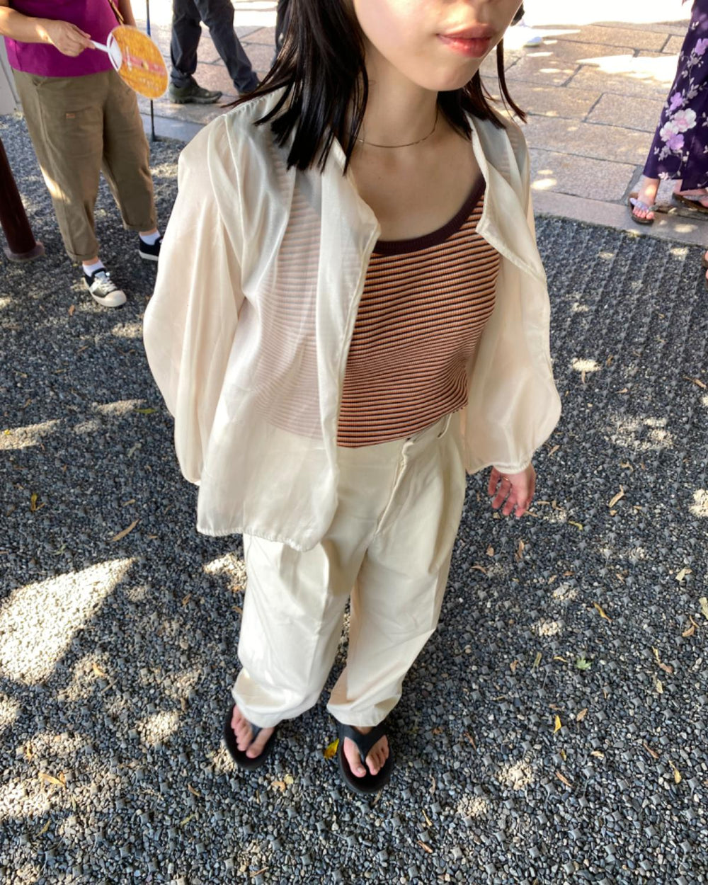 シアーノーカラーシャツ