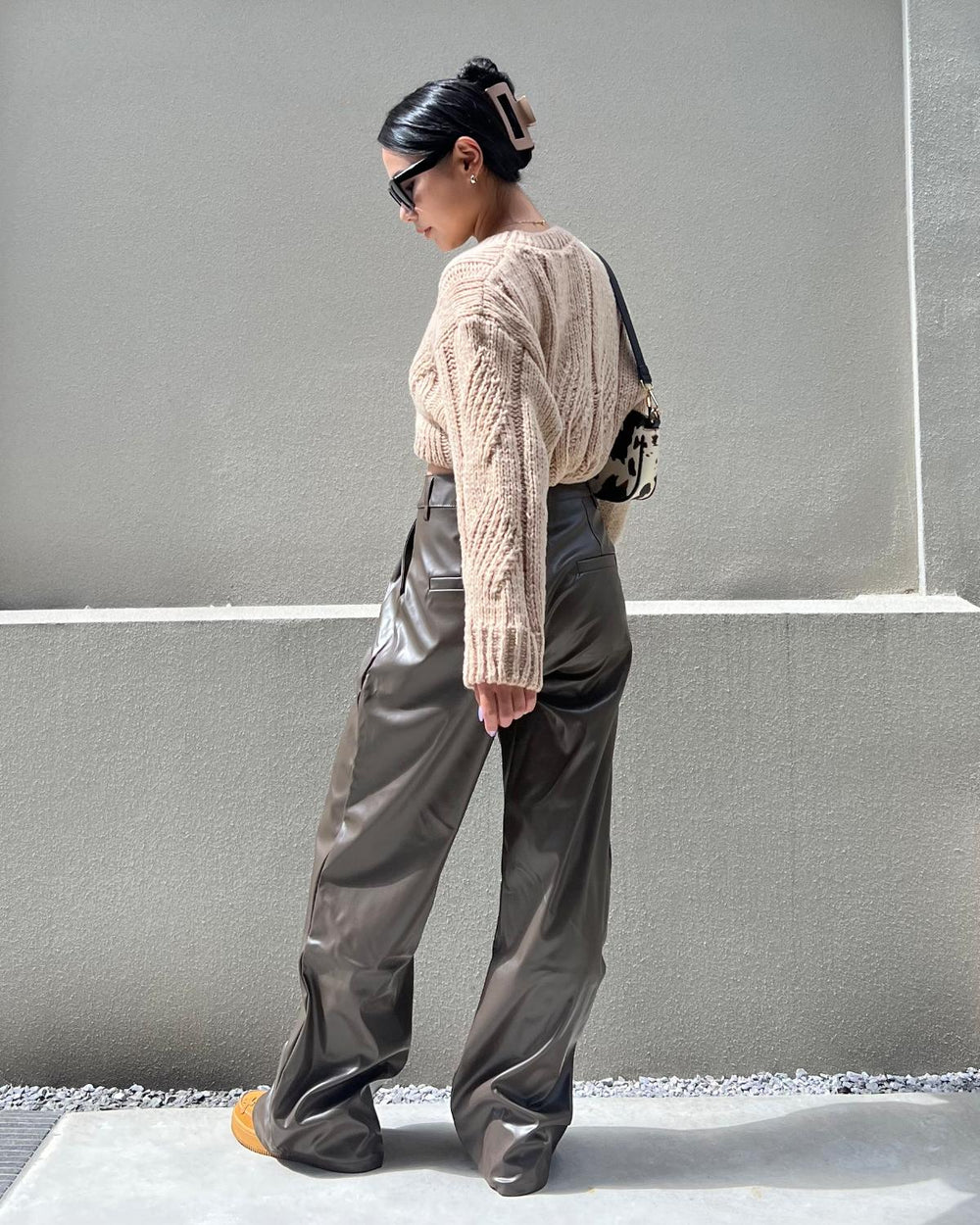 ウエストタックワイドボトム