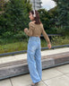 レイヤードニットトップス