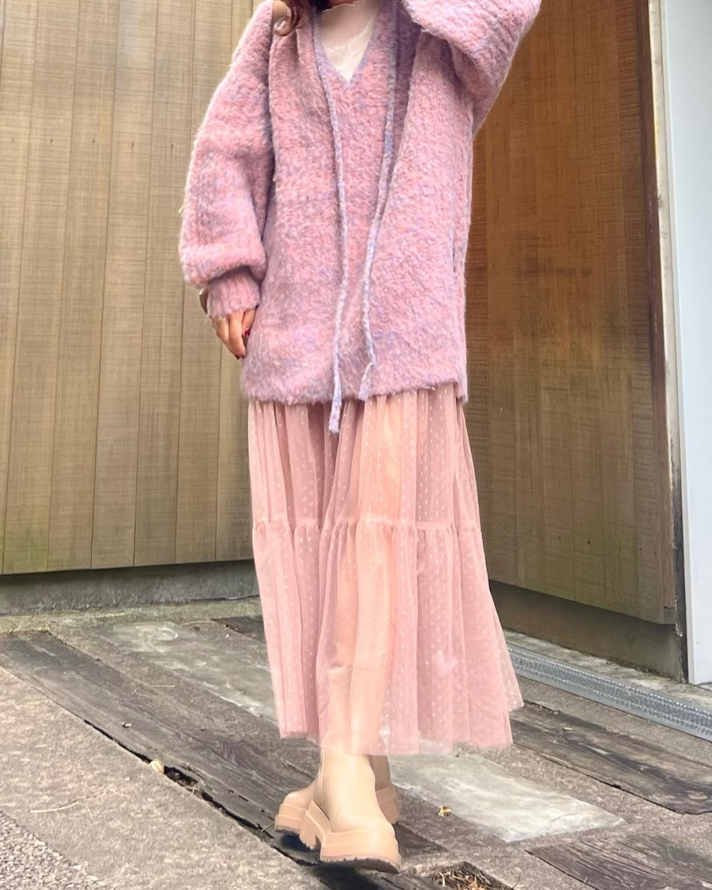デザインブークレビッグプルオーバー