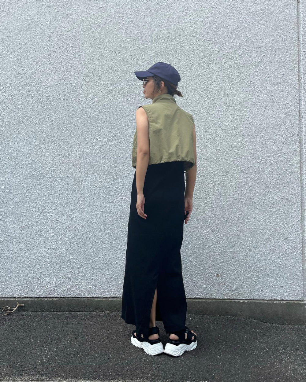 クロップドミリタリーベスト