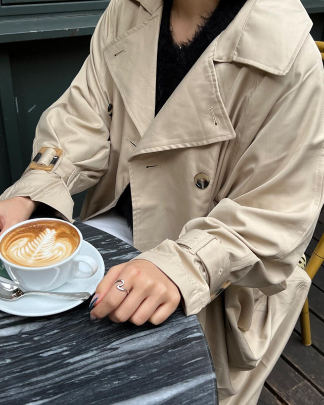 エステルツイルトレンチコート