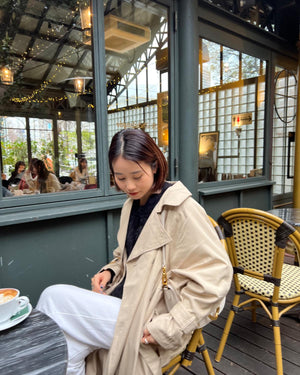 エステルツイルトレンチコート
