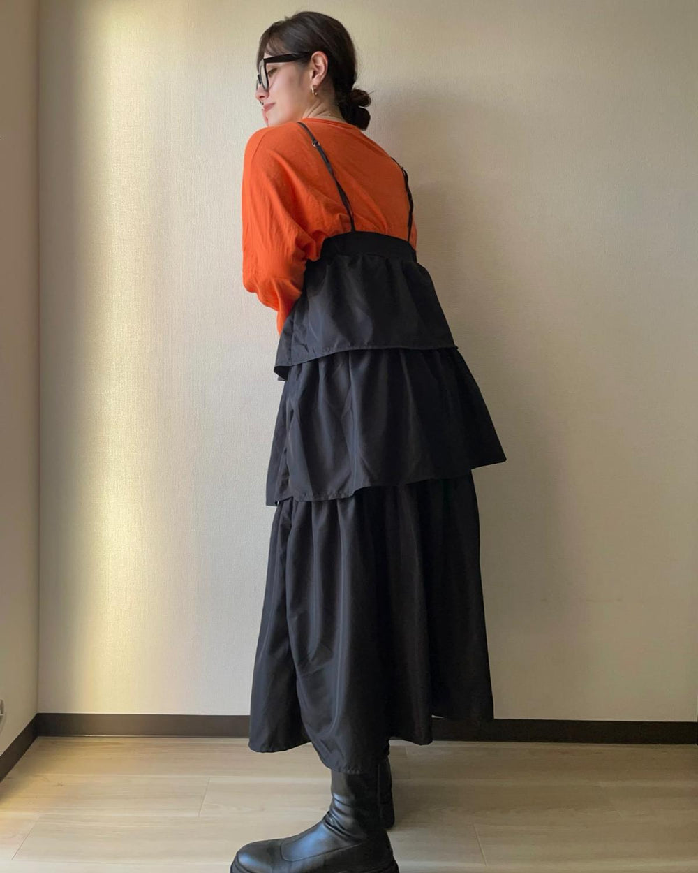 ティアードキャミワンピース