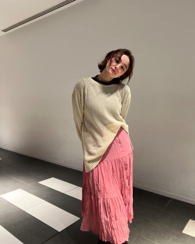 メッシュカットソー
