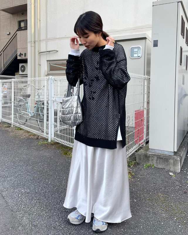 メッシュカットソー