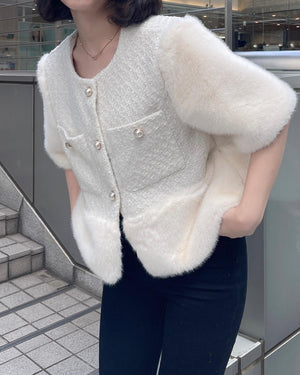 ツイードファージャケット