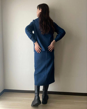 スリットデニムスカート