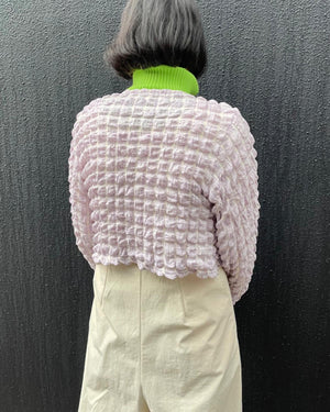 ぽこぽこショートカーディガン