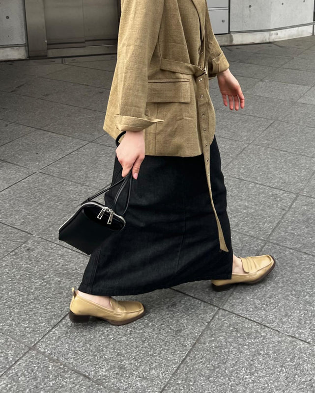 デニムロングスカート