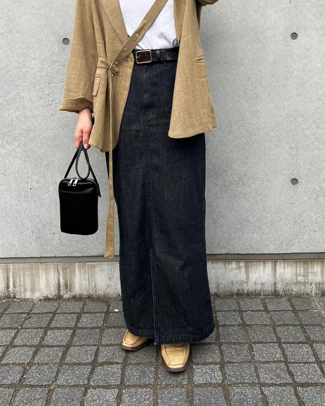 デニムロングスカート