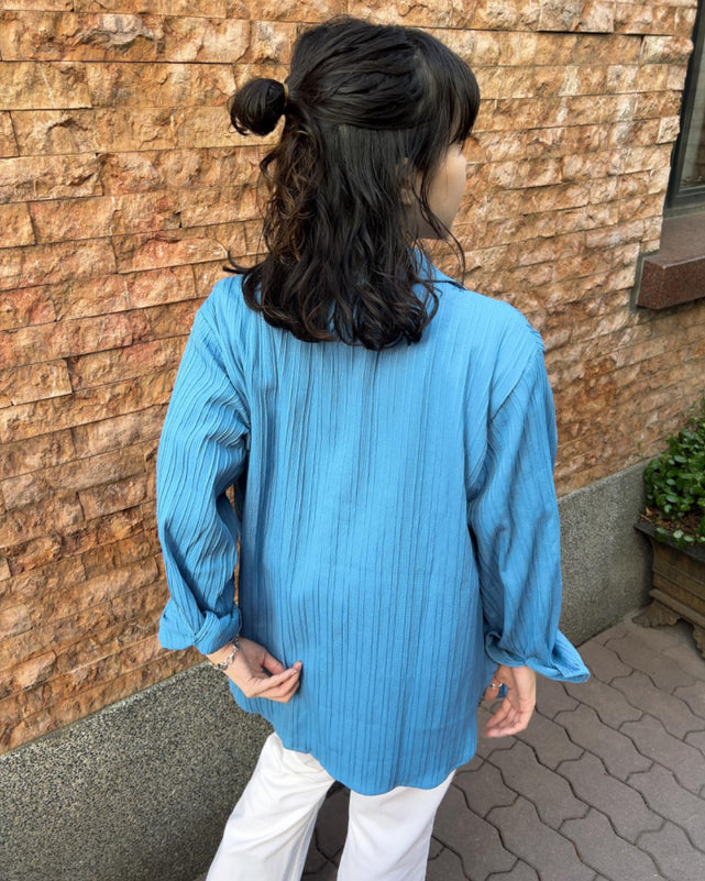 シャドーストライプシャツ/シャドーストライプシャツ
