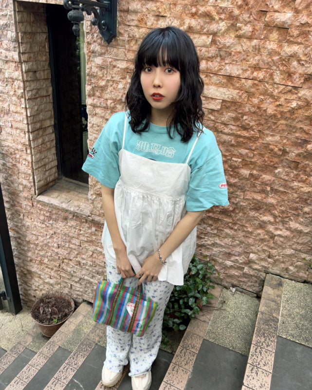 タイプライターペプラムキャミ