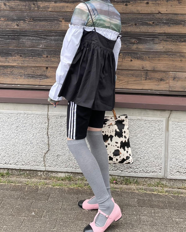 タイプライターペプラムキャミ