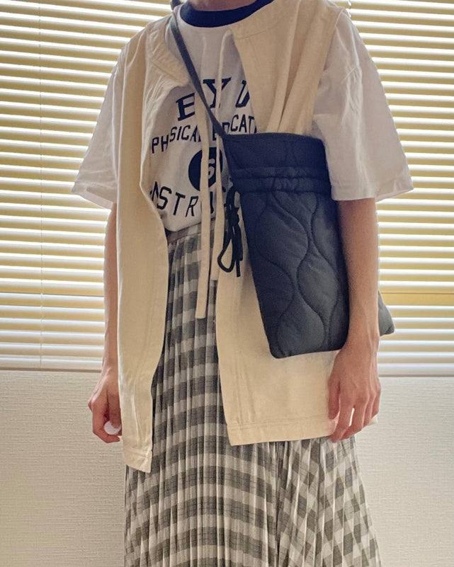 デニムミドルジレ