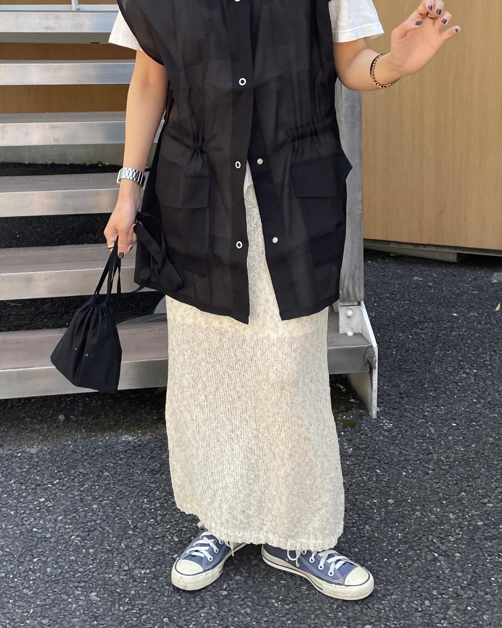 アサタッチミックススカート