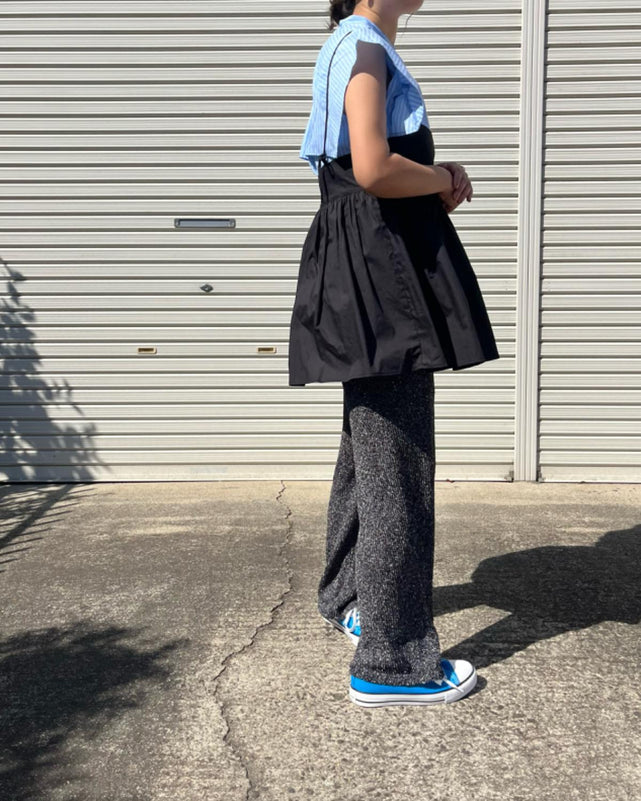 アサタッチミックスニットパンツ