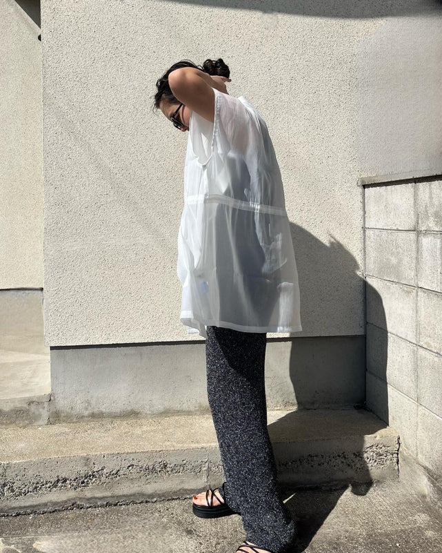 アサタッチミックスニットパンツ