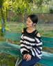 オープンショルダーロンT