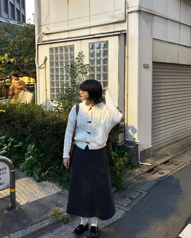 スタンダードケーブルカーディガン