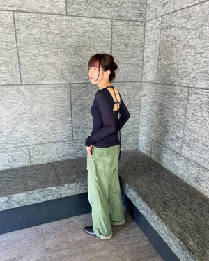 バックデザインロンT