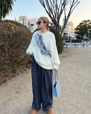 タックワイドスラックス