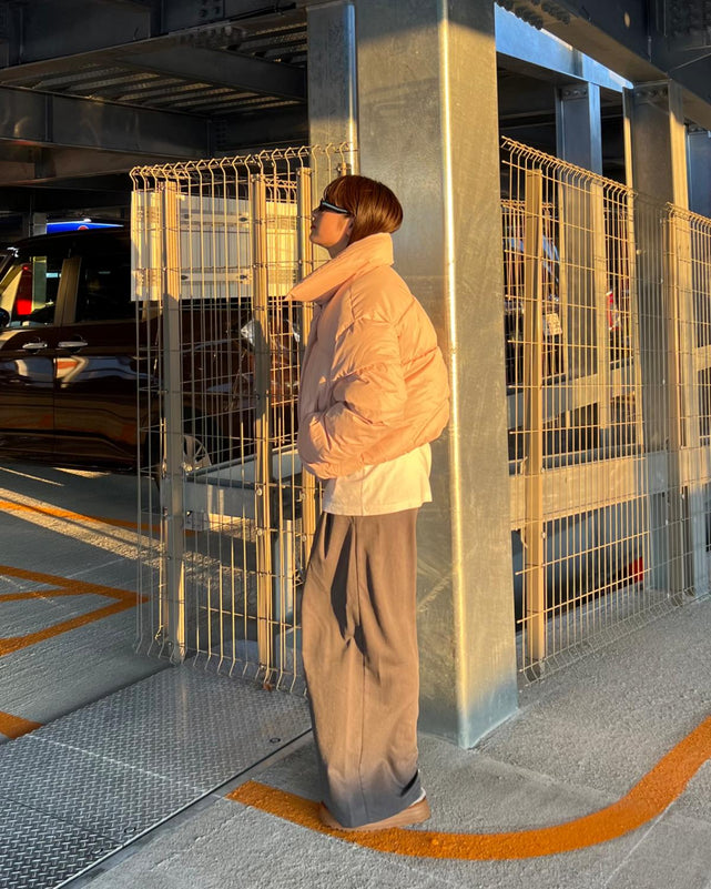 ビッグカラー中綿ジャケット