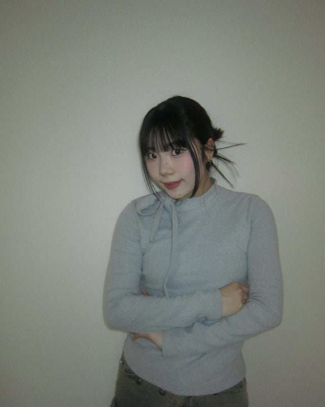 リボンデザインロンT
