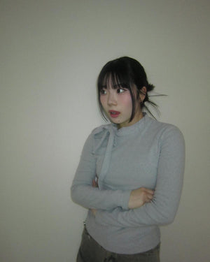 リボンデザインロンT
