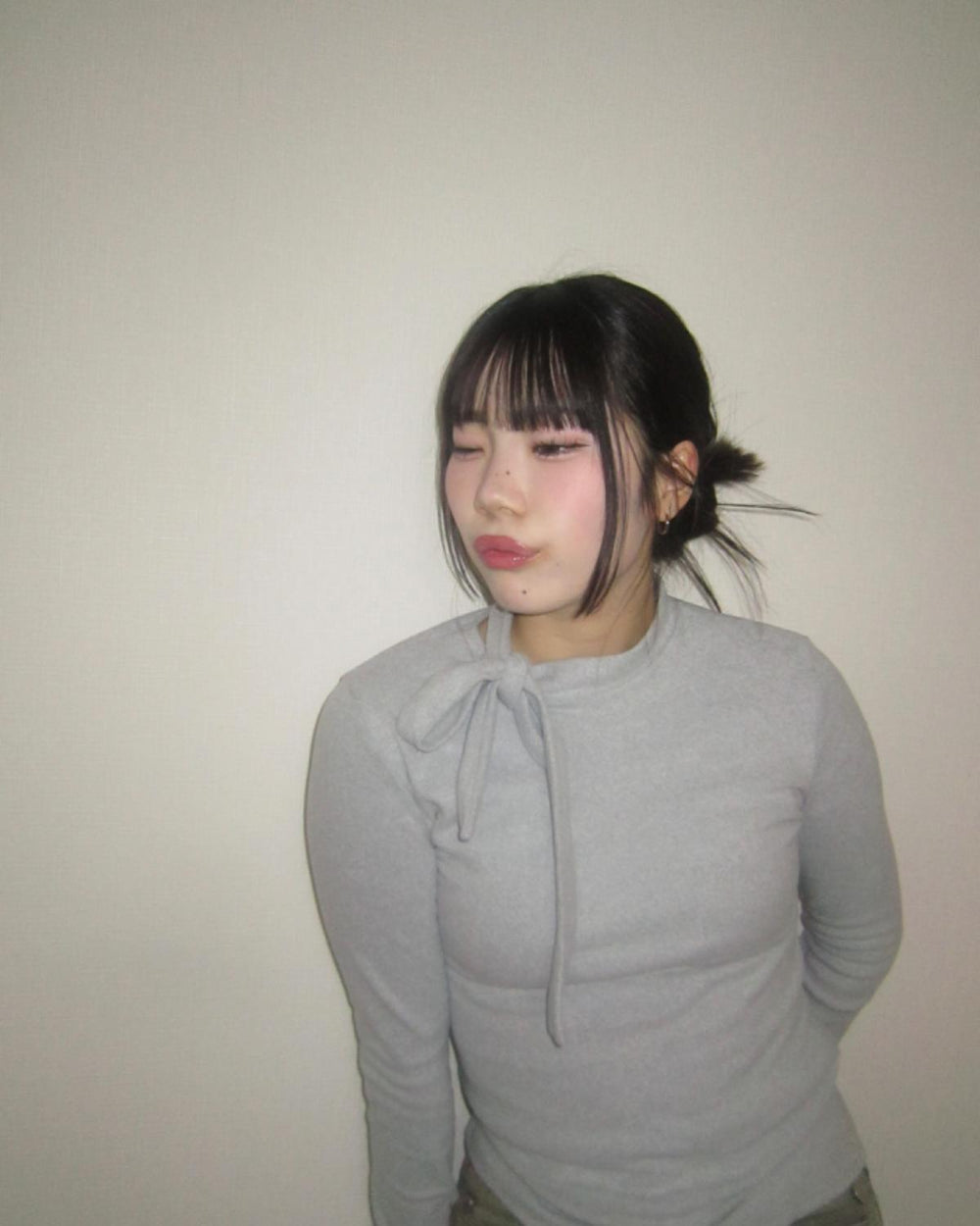 リボンデザインロンT