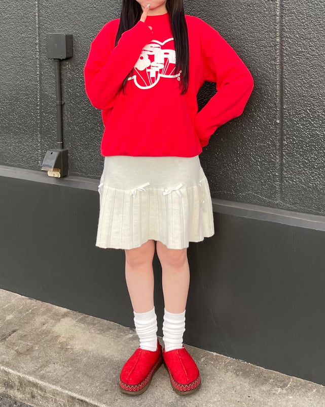 リボンプリーツスカート