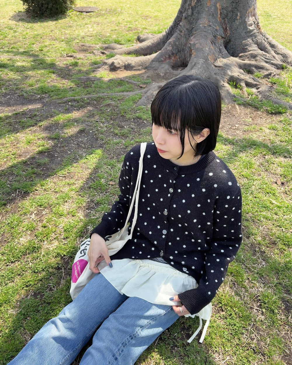 レイヤードフリルスカート