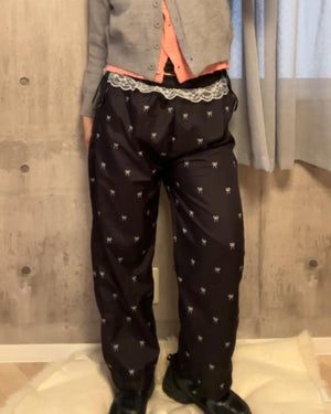 ウエストサイドリボンパンツ