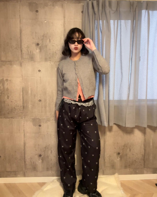 ウエストサイドリボンパンツ