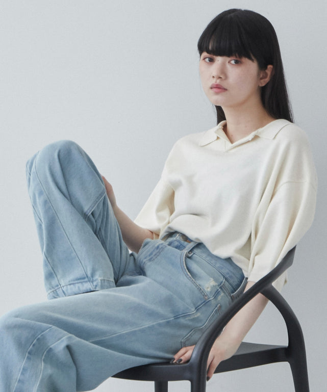オフホワイト モデル：165cm M着用