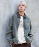 デニム淡加工 モデル：175cm L着用
