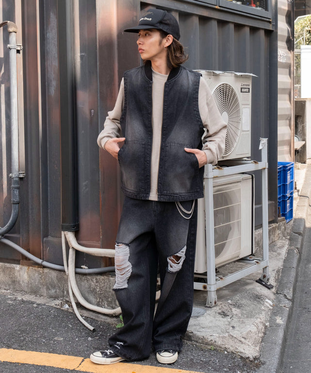 デニムブラックソノタ モデル：175cm F着用