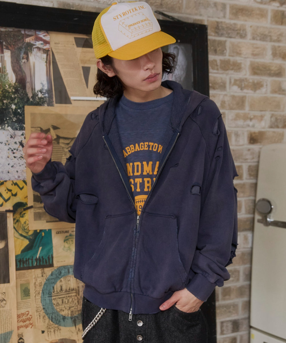 ネイビー モデル：182cm L着用