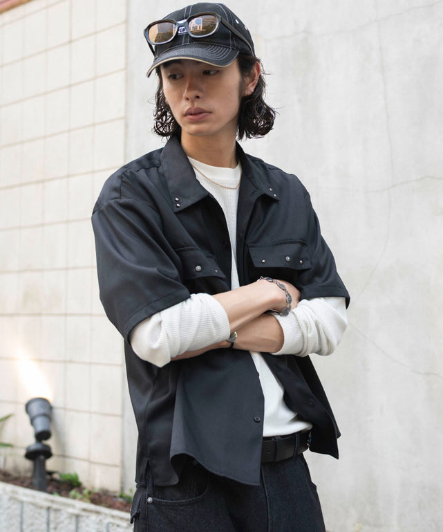 ブラック モデル：182cm L着用
