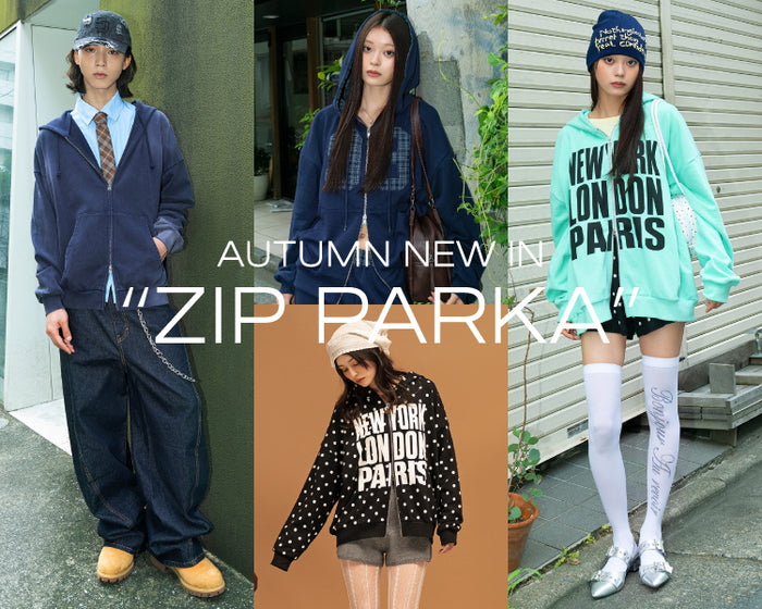 【WEGO】ZIPパーカー