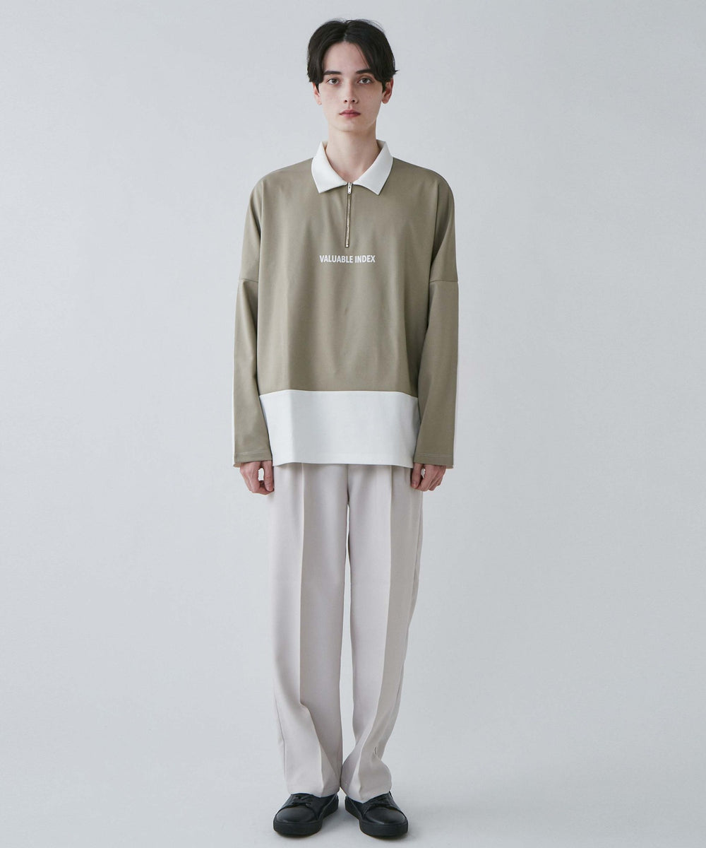 ベージュ  モデル：180cm L着用