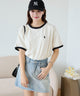 USPOLOワンポイントTシャツ/ホワイトその他 モデル：165cm F着用