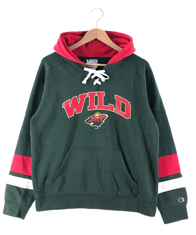 チャンピオンスウェット チームロゴ パーカー MINNESOTA WILD HOCKEY/チャンピオンスウェット チームロゴ パーカー MINNESOTA WILD HOCKEY