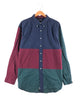 ROUNDTREE & YORKE 柄シャツ 3色切替 ボーダー